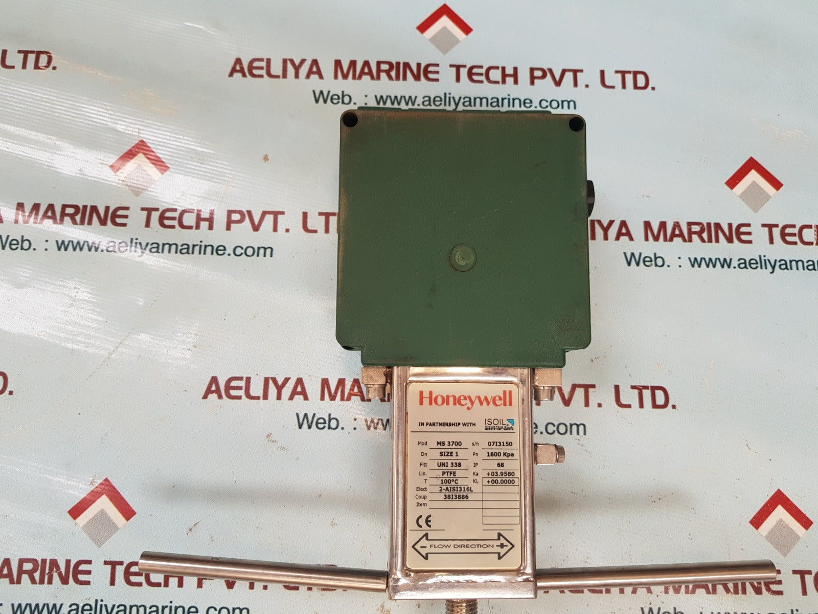 Honeywell isoil ml110 electromagnetic flow meter & ml110 converter