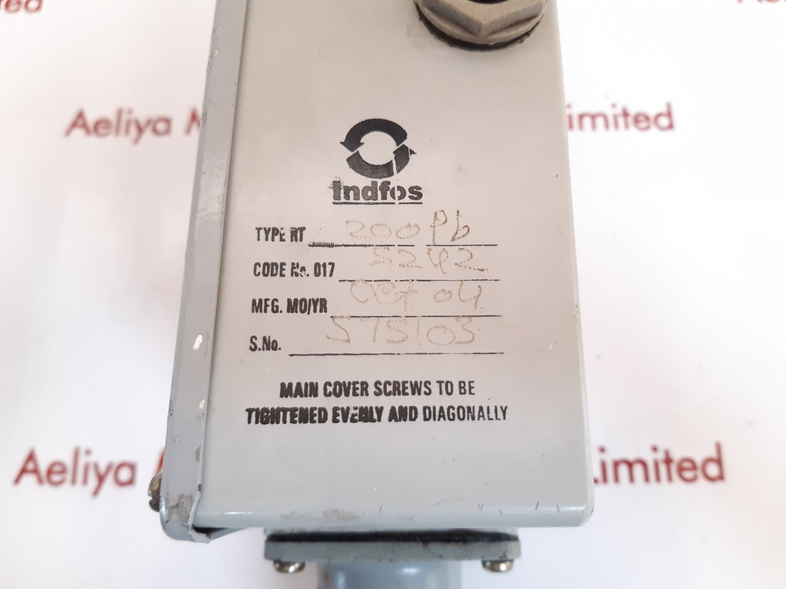 Indfos rt 200pb pressure switch