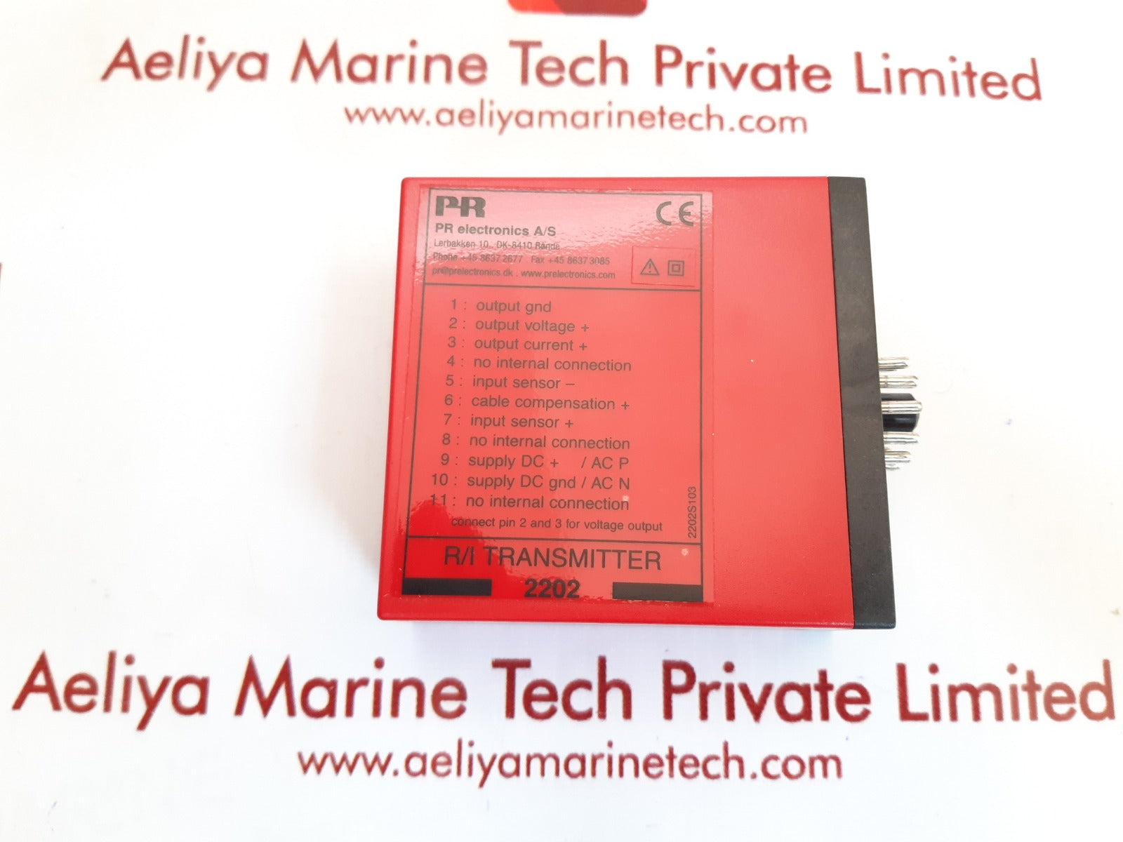 Pr electronics 2202 r/i transmitter 2202r2p