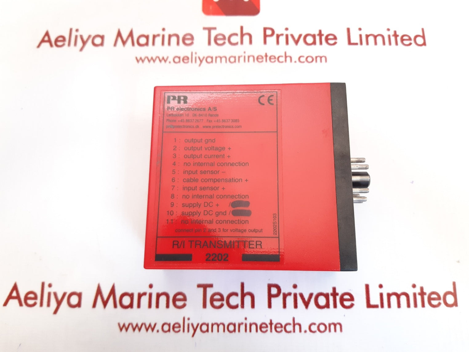 Pr electronics 2202 r/i transmitter 2202r2d