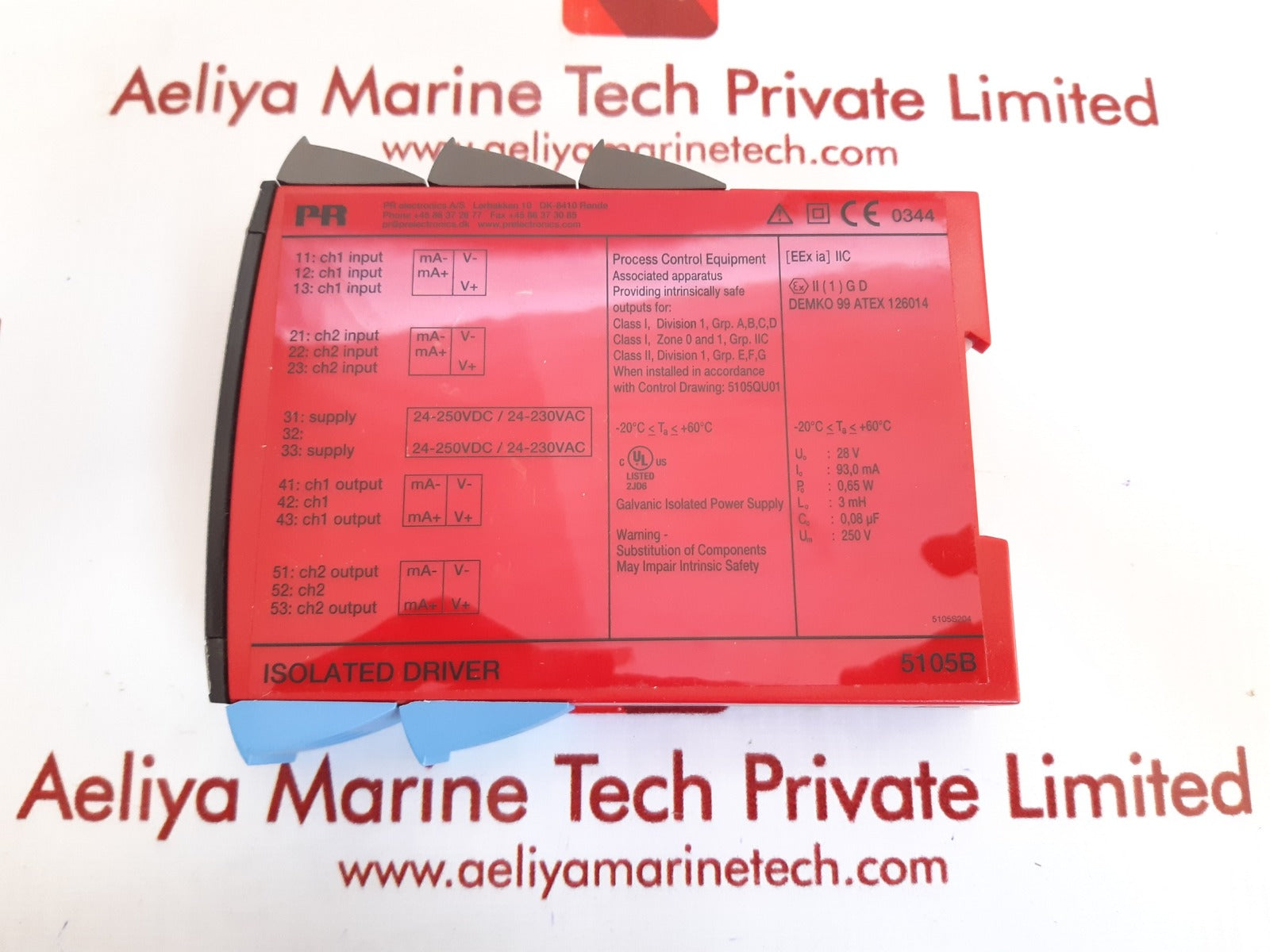Pr electronics 5105b isolated driver