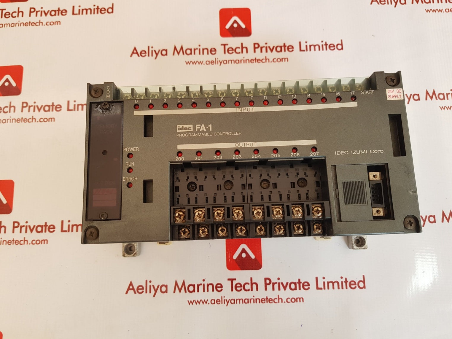 Idec pfa-1c24rdc programmable controller