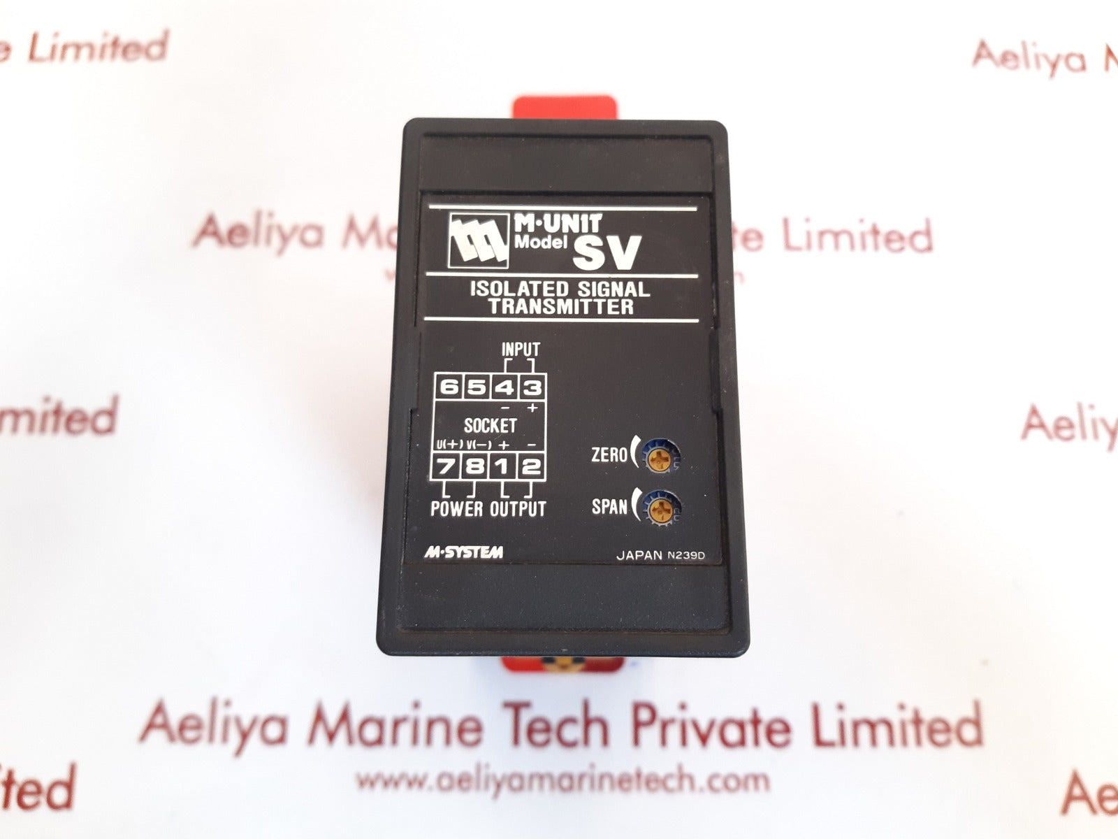 M-system sv-6a-c isolated signal transmitter