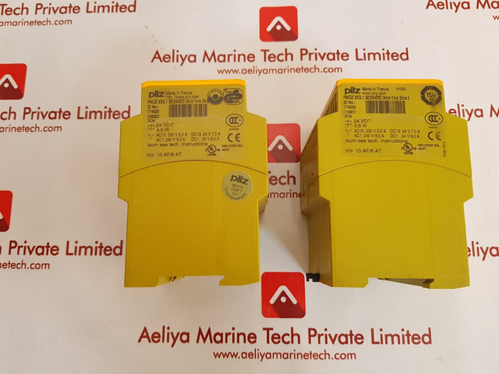 pilz pnoz xv3.1 30/24vdc 3n/o 1n/c 2n/o t safety relay