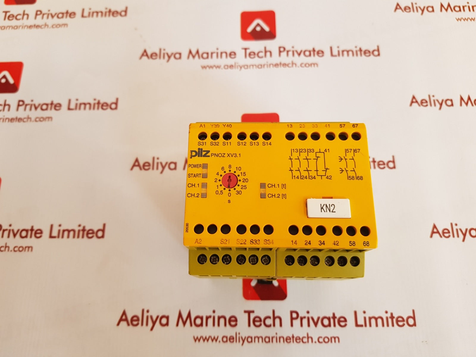 pilz pnoz xv3.1 30/24vdc 3n/o 1n/c 2n/o t safety relay