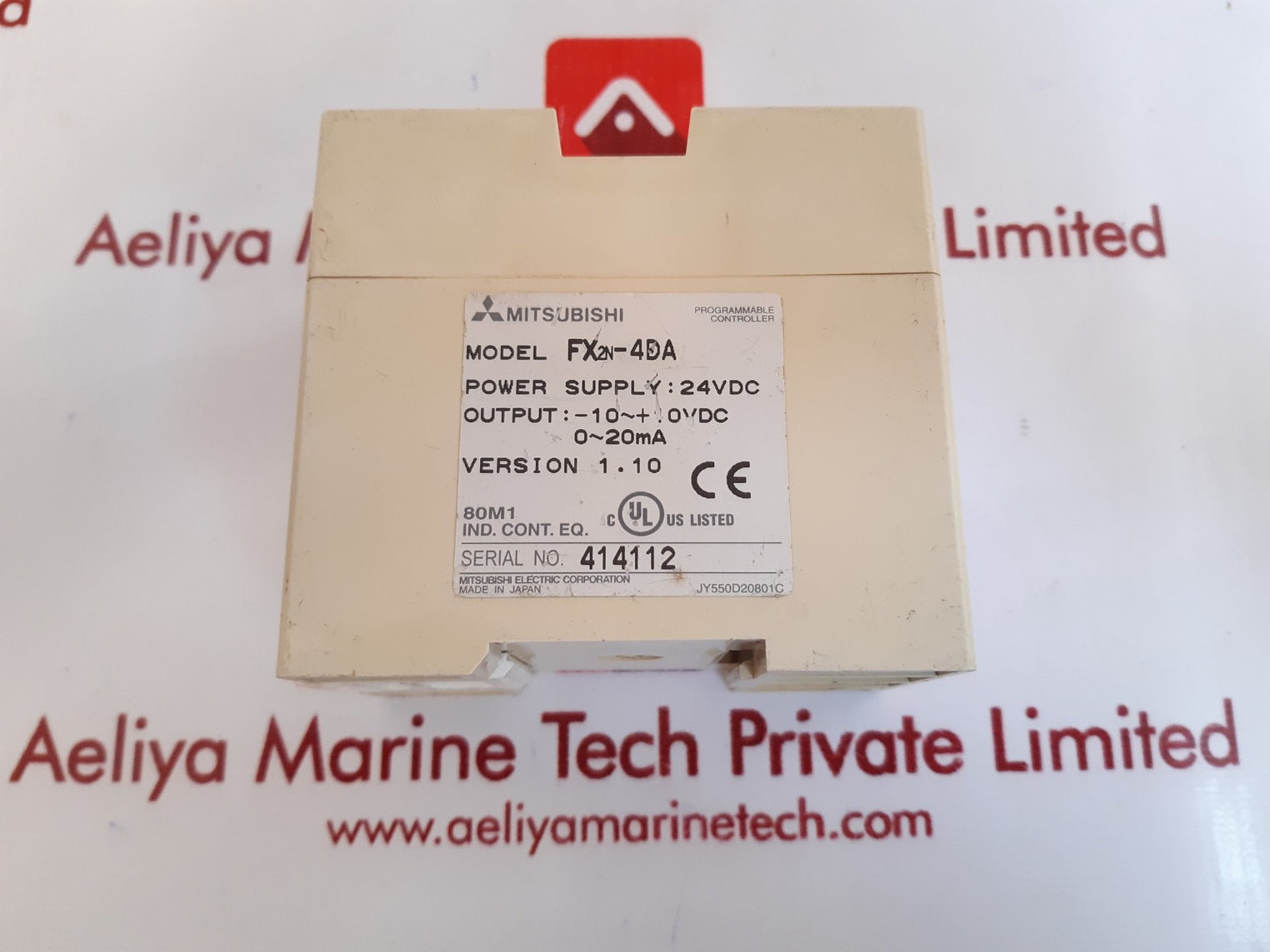 Mitsubishi fx2n-4da programmable controller