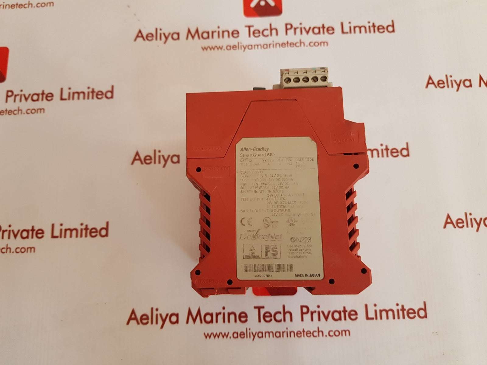 Allen-bradley smartguard 600 1752 l24bbb safety controller ser a rev b 
