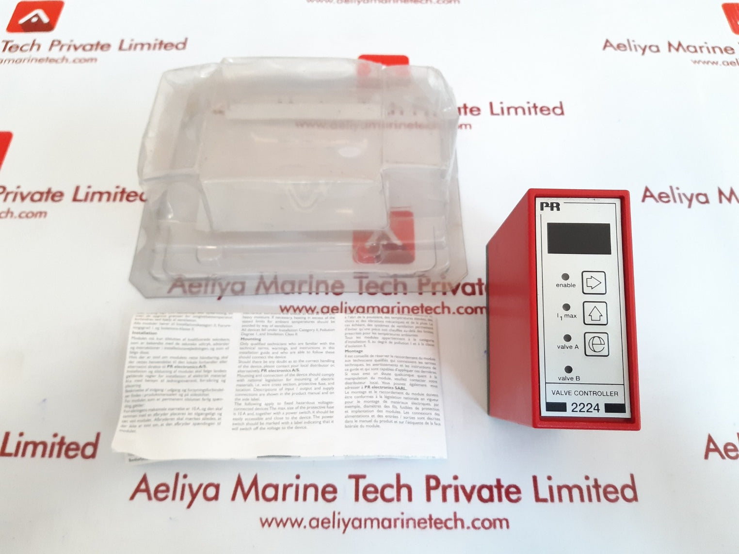 Pr electronics 2224 valve controller 2224 2b