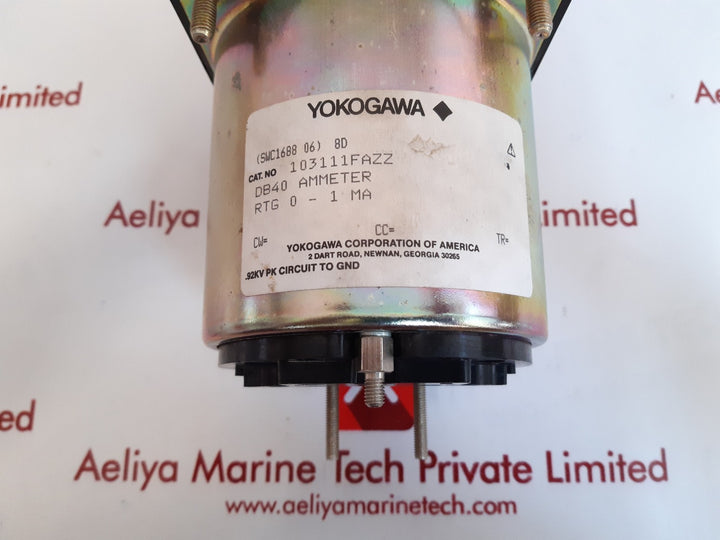 Yokogawa 103111fazz panel meter