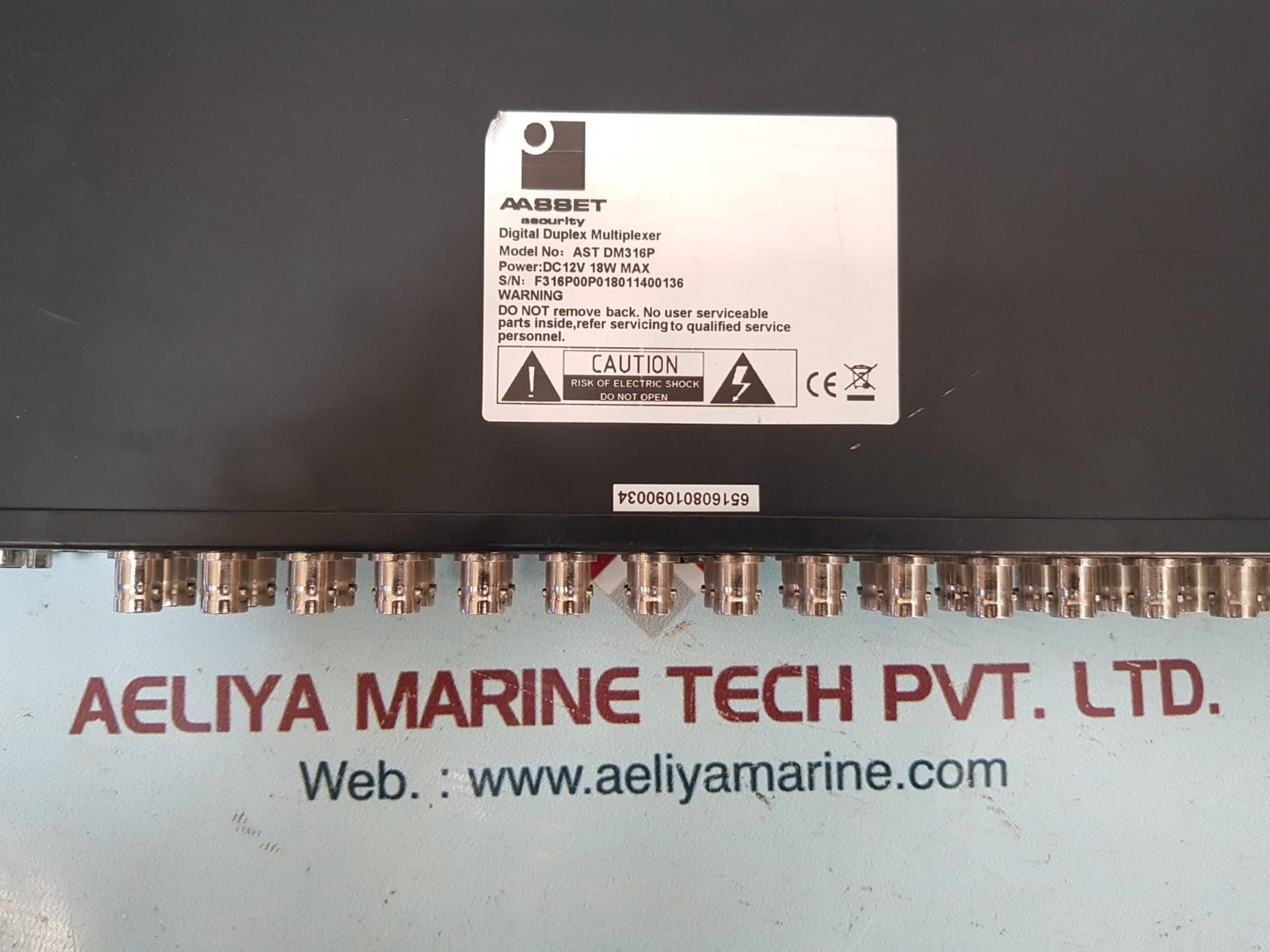 Aasset ast dm316p digital duplex multiplexer