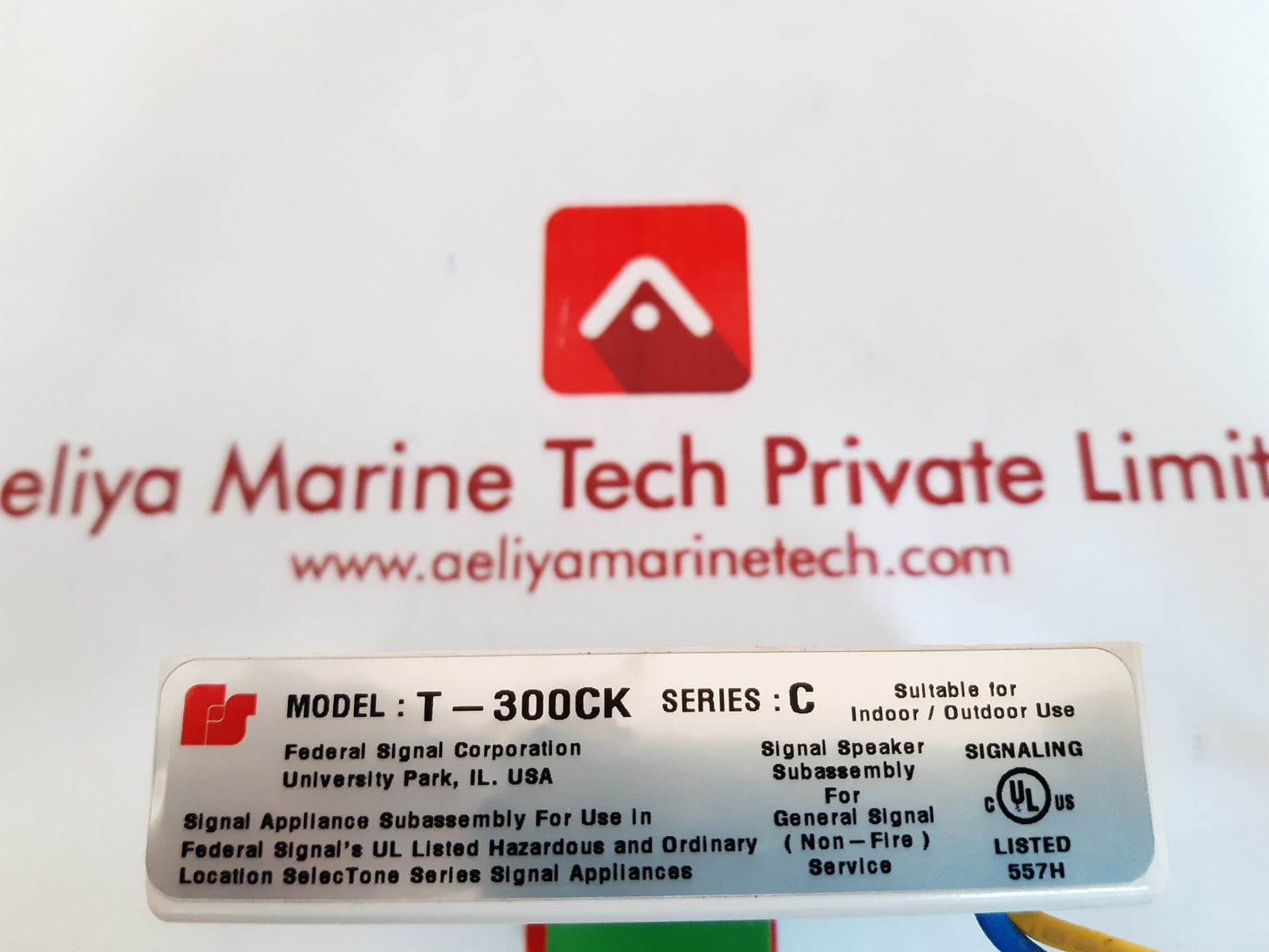 Federal signal t-300ck connector card