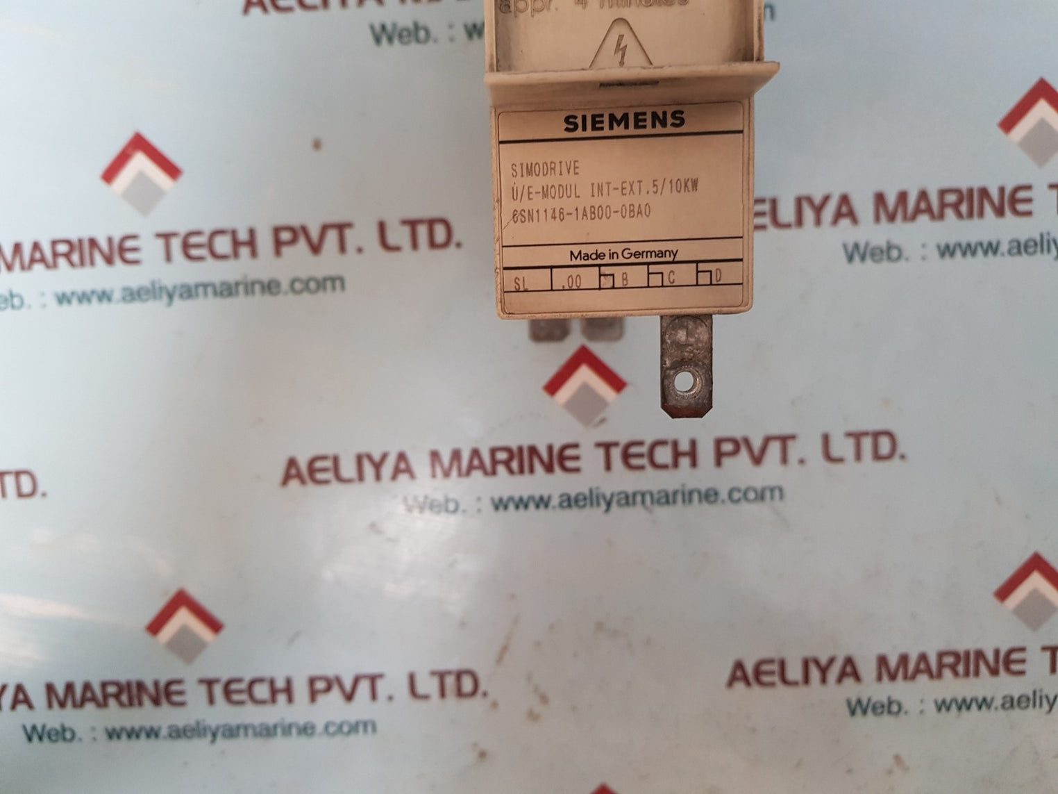 Siemens 6sn1146-1ab00-0ba0 simodrive u/e-modul int-ext.5/10kw