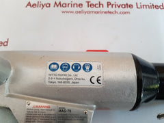 Nitto kohki myton mag-70 pneumatic air angle grinder