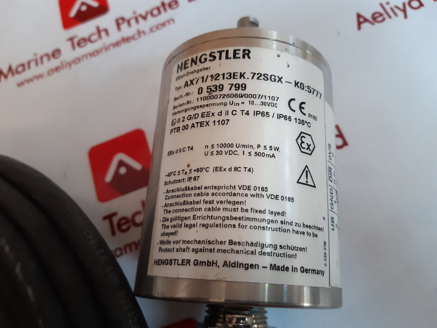 Hengstler ax71/1213ek.72sgx - k0:5777 encoder
