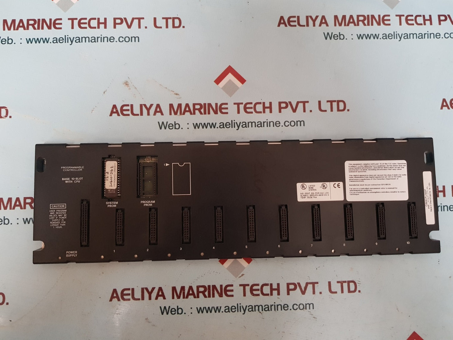 Ge ic893cpu323p base 10-slot programmable controller