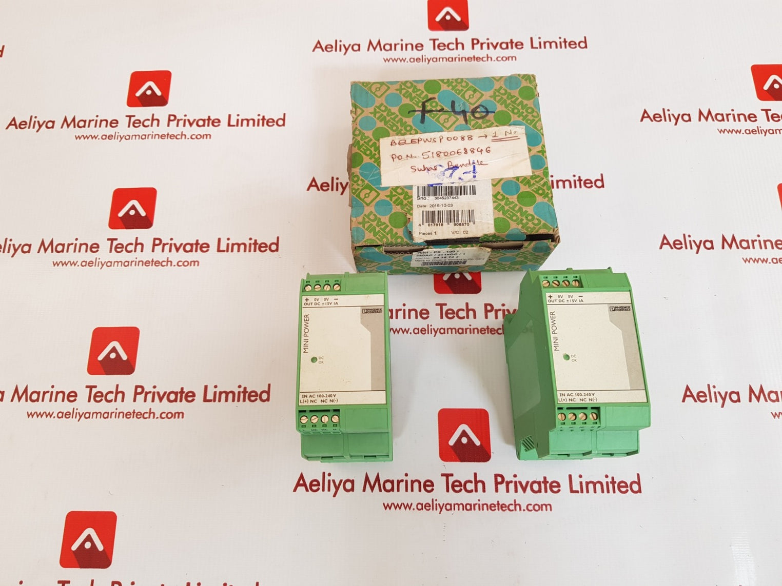 Phoenix contact mini-ps-100-240ac/2x15dc/1 mini power supply