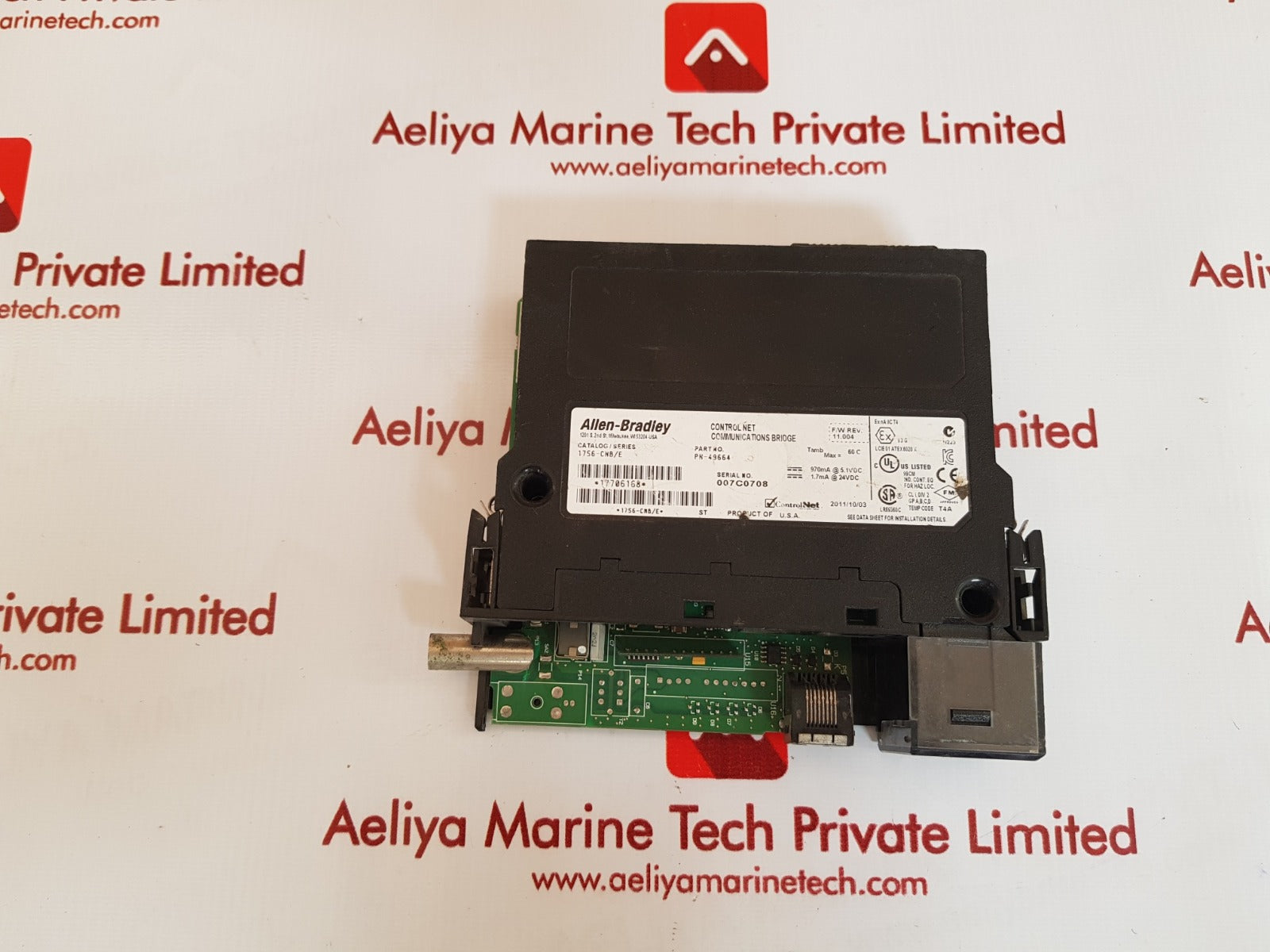 Allen -bradley 1756-cnb ser E communications bridge module