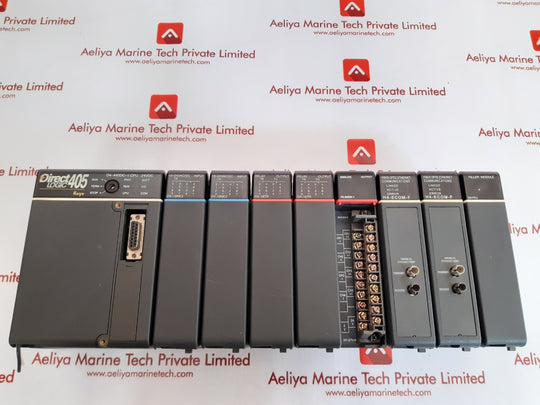 Koyo direct logic 405 d4-440dc-1 cpu /d4-16ne3/d4-16tr/f4-04da-1/h4-ecom-f/d4-fill