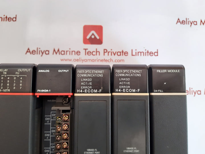 Koyo direct logic 405 d4-440dc-1 cpu /d4-16ne3/d4-16tr/f4-04da-1/h4-ecom-f/d4-fill