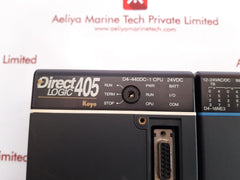 Koyo direct logic 405 d4-440dc-1 cpu /d4-16ne3/d4-16tr/f4-04da-1/h4-ecom-f/d4-fill