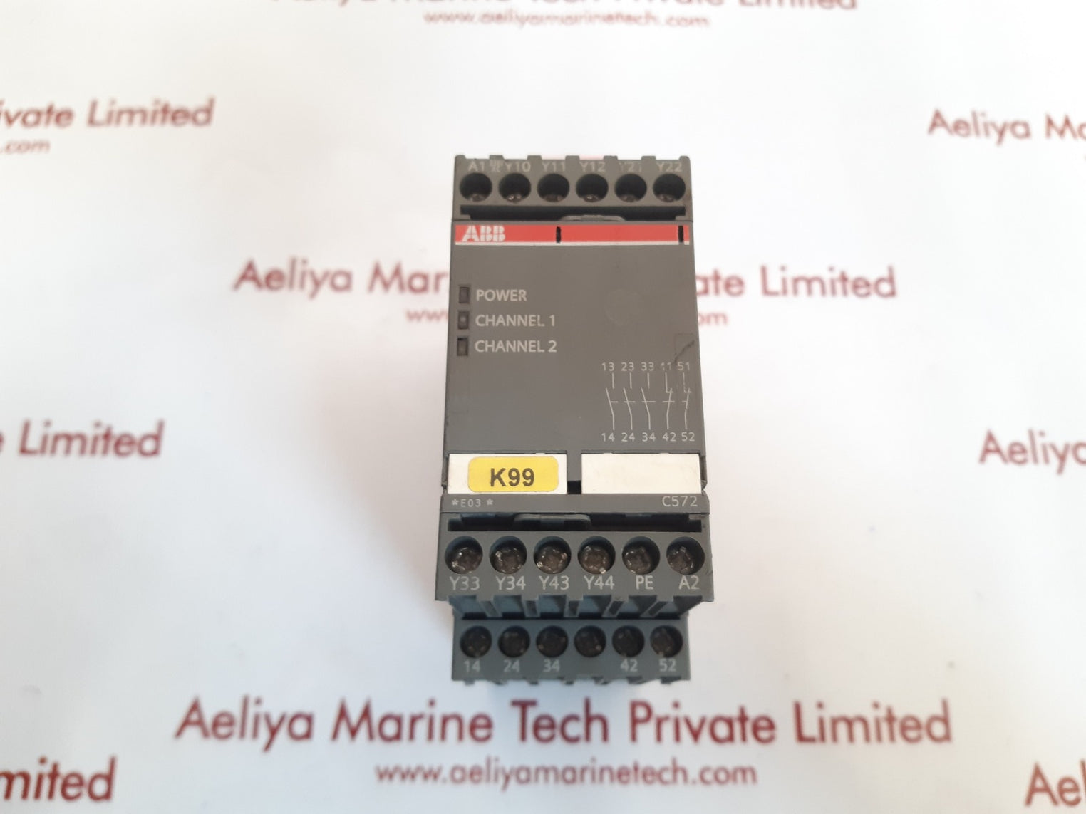 Abb c572 1sar501032r0005 safety relay 