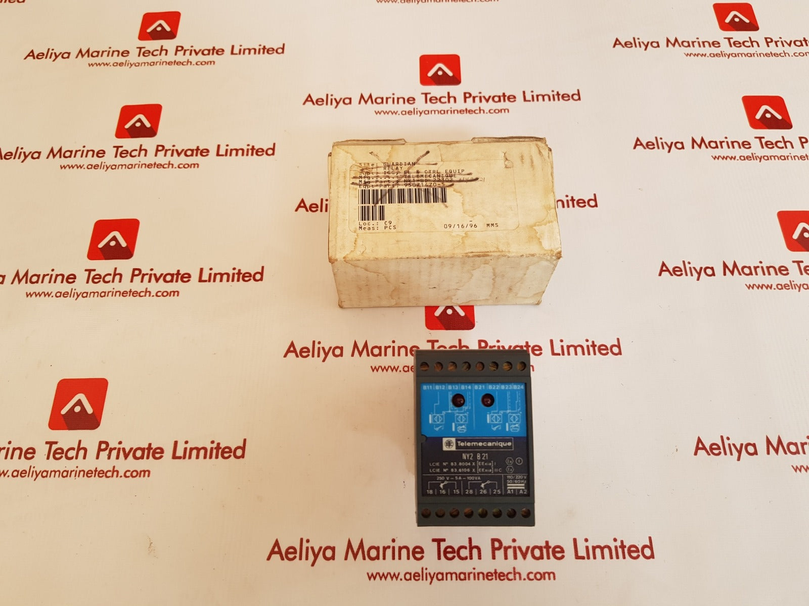 Telemecanique ny2 b 21 safety relay 250v