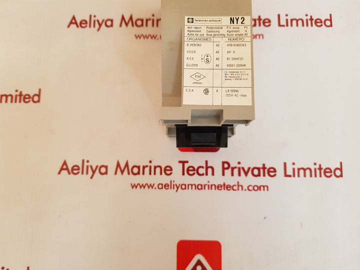 Telemecanique ny2 b 21 safety relay 250v
