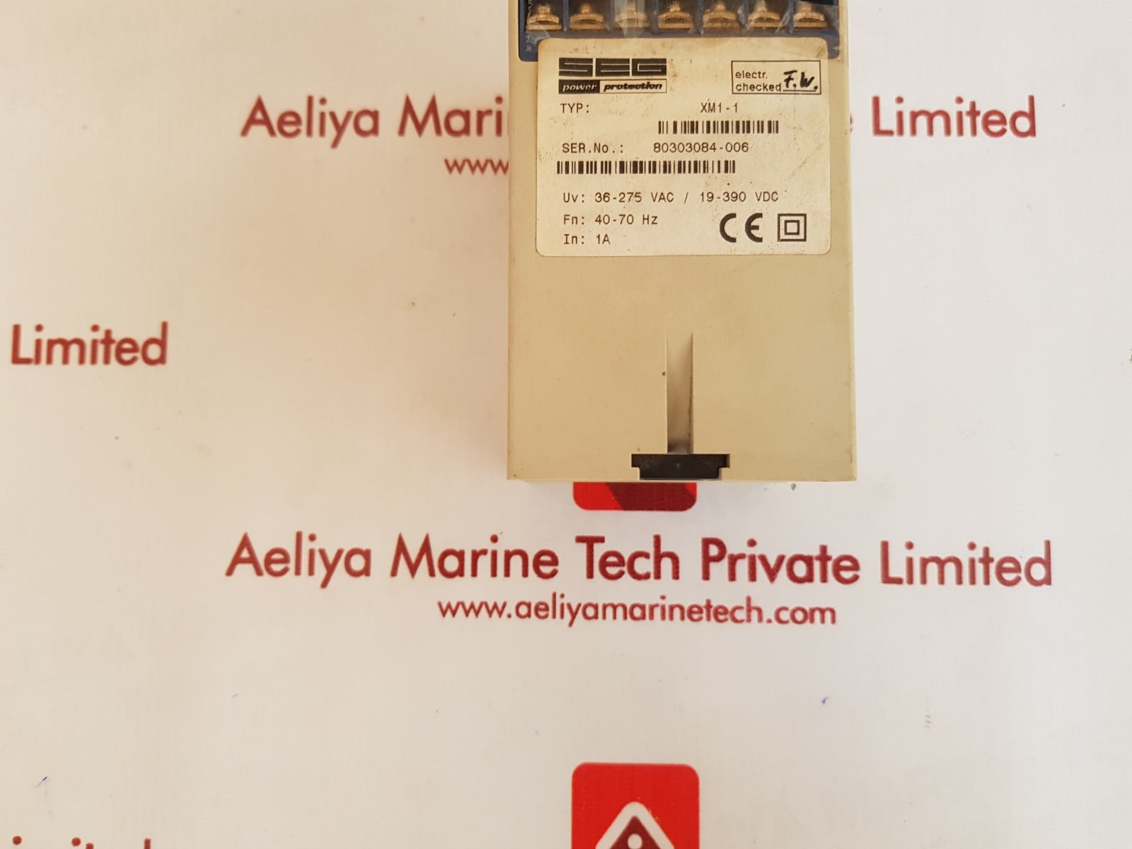 Seg xm1-1 motor protection relay – Aeliya Marine Tech®