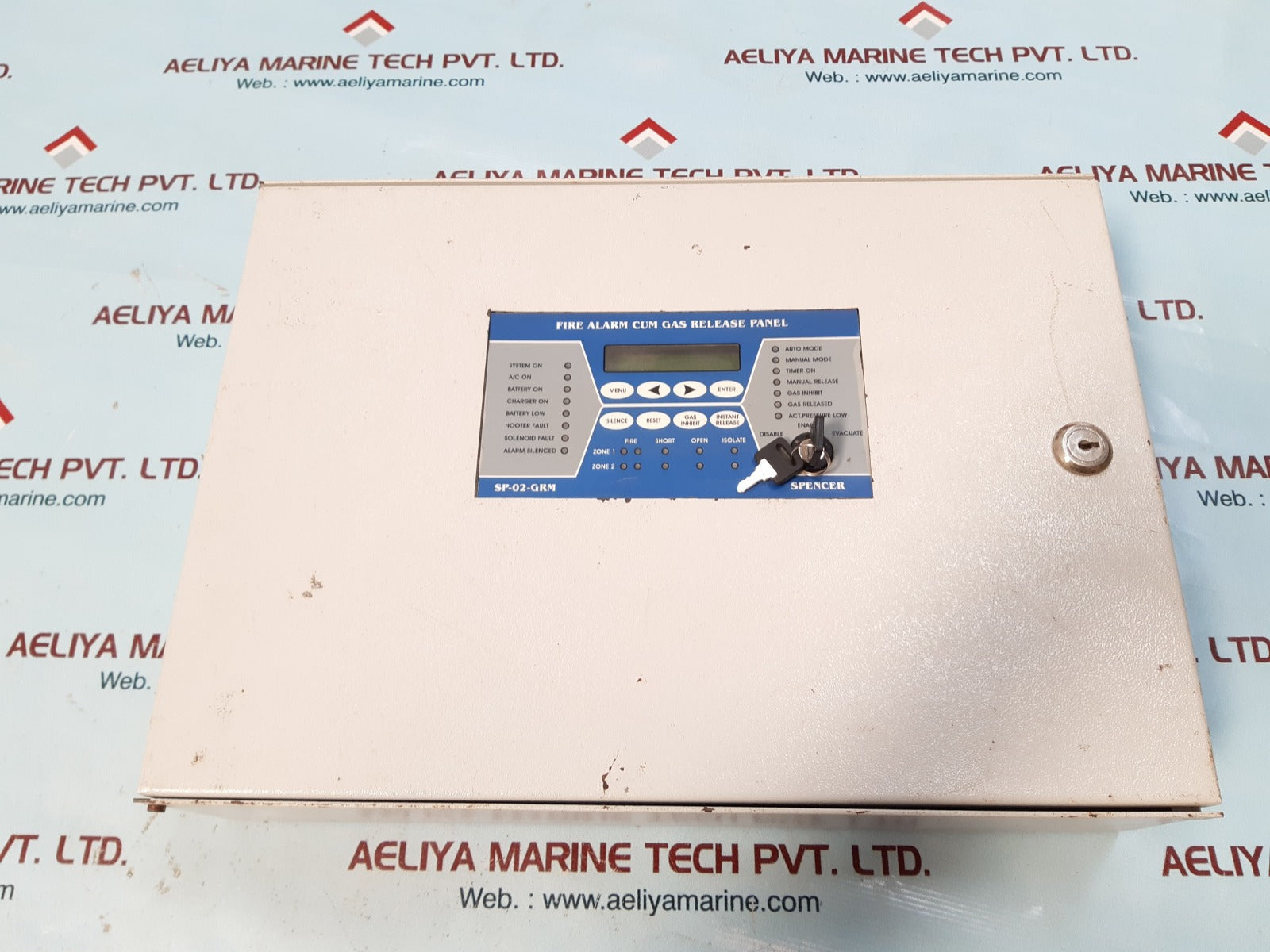 Spencer sp-02-grm fire alarm cum gas release panel 