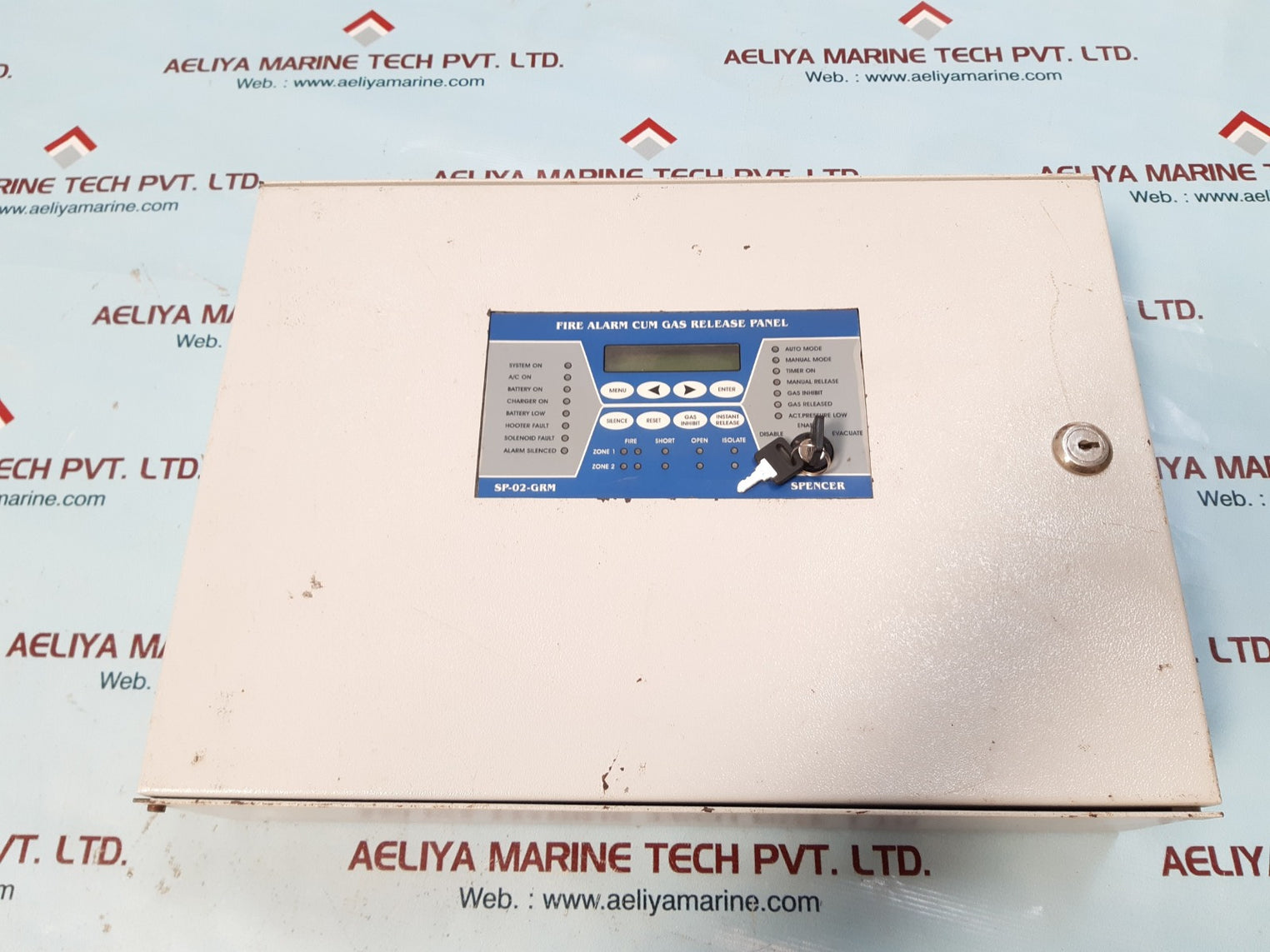 Spencer sp-02-grm fire alarm cum gas release panel 