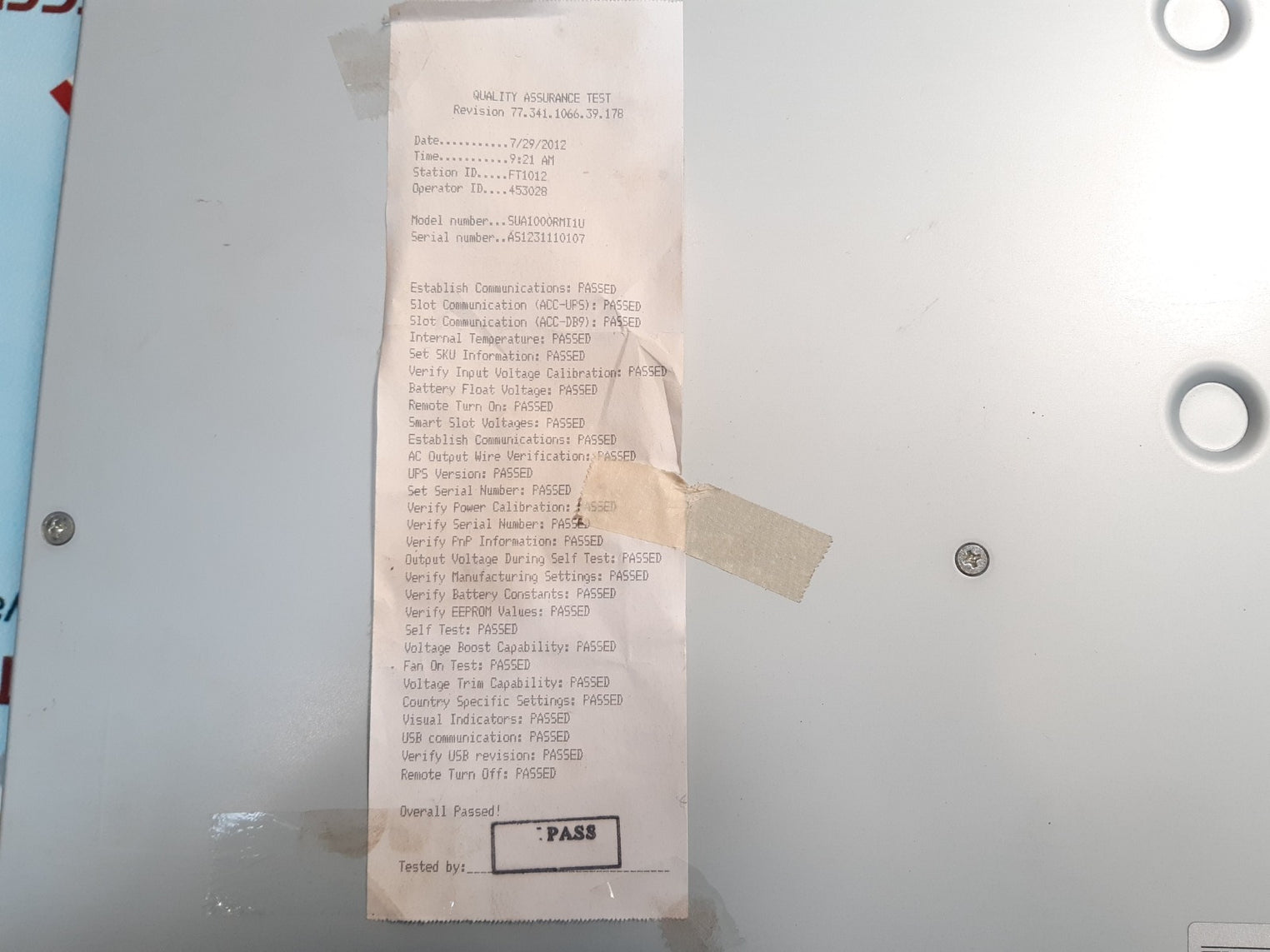 Apc smart-ups sua1000rmi1u uninterruptible power supply