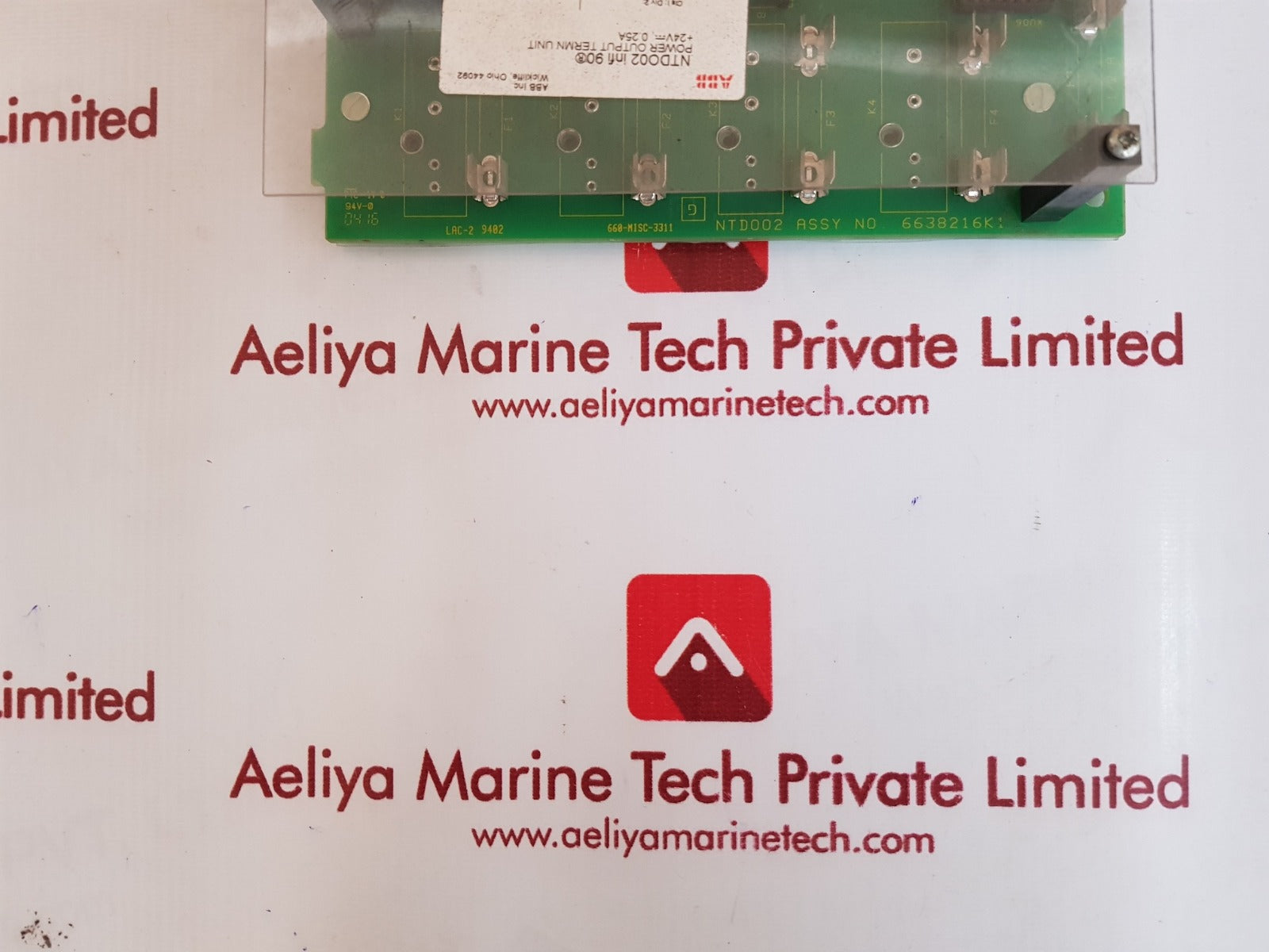 Abb ntdo02 power output termination unit 6638216k1