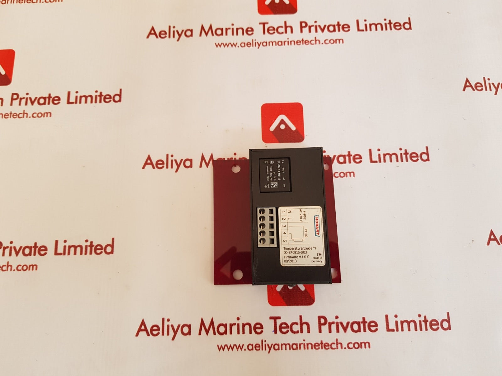 Hobart 00-870815-003 firmware v.1.0.0 temperature display