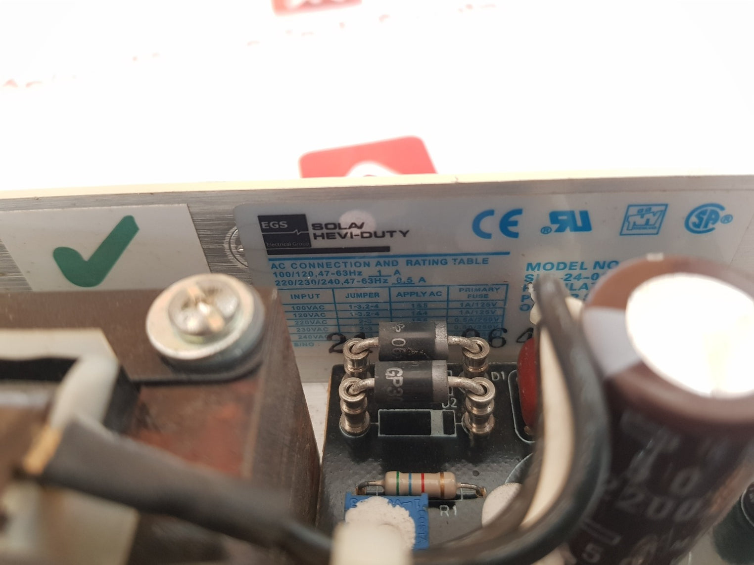 Solav hevi-duty ls-24-012t power supply 