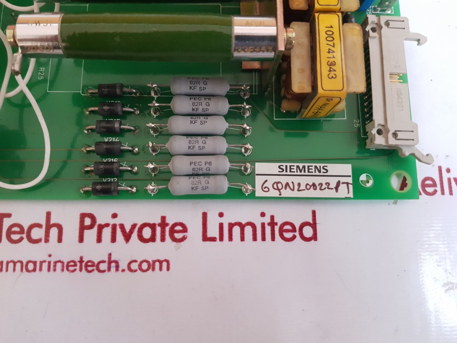 Siemens 6qn20022pt drive board