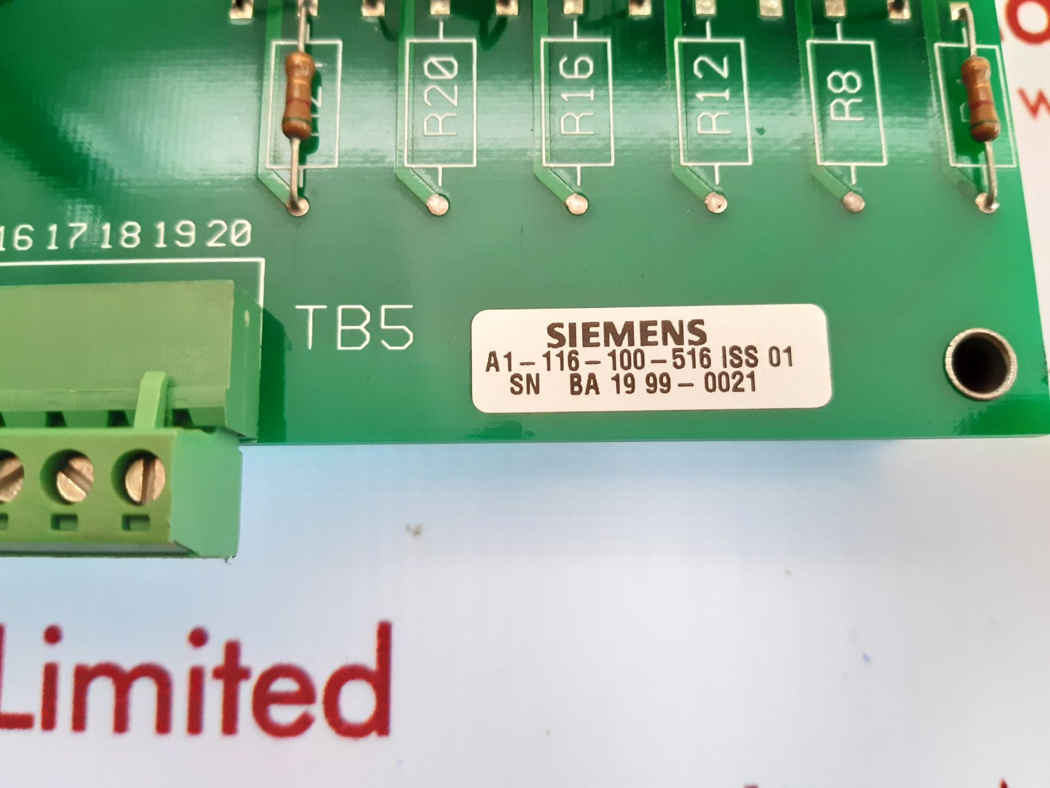 Siemens a1-116-100-516 iss 01 pcb card 