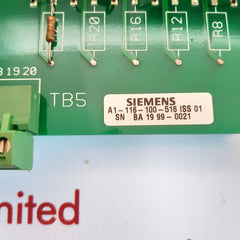 Siemens a1-116-100-516 iss 01 pcb card 