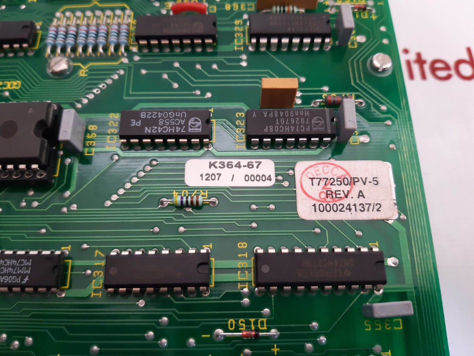T77250/pv-5 pcb card 77250pv