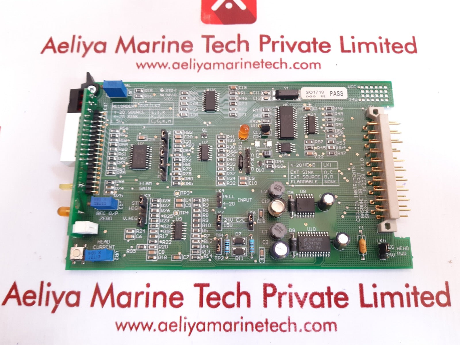 Crowcon sm6243-pc2029 v11.0 gas monitor input card 