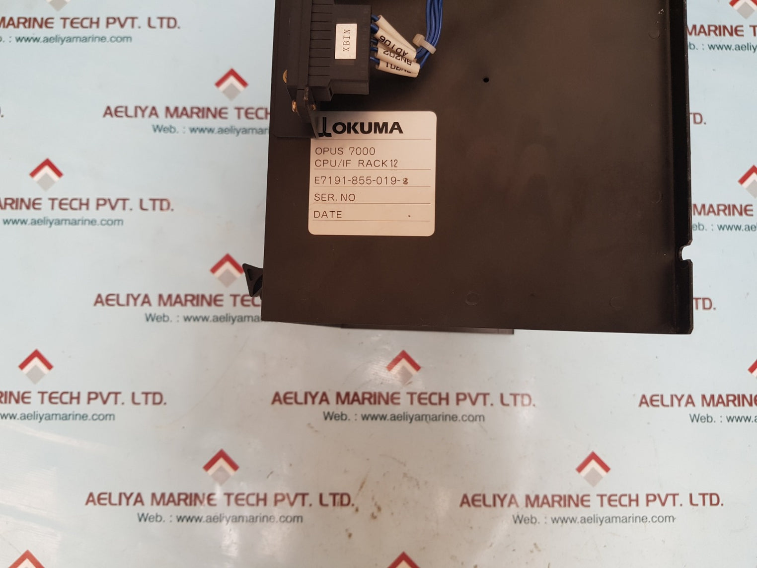 Okuma opus 7000 e7191-855-019-2 cpu/if rack 12 e0451-521-094