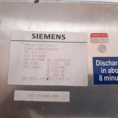 Siemens 6fc5 114-0aa01-0aa0 power supply module