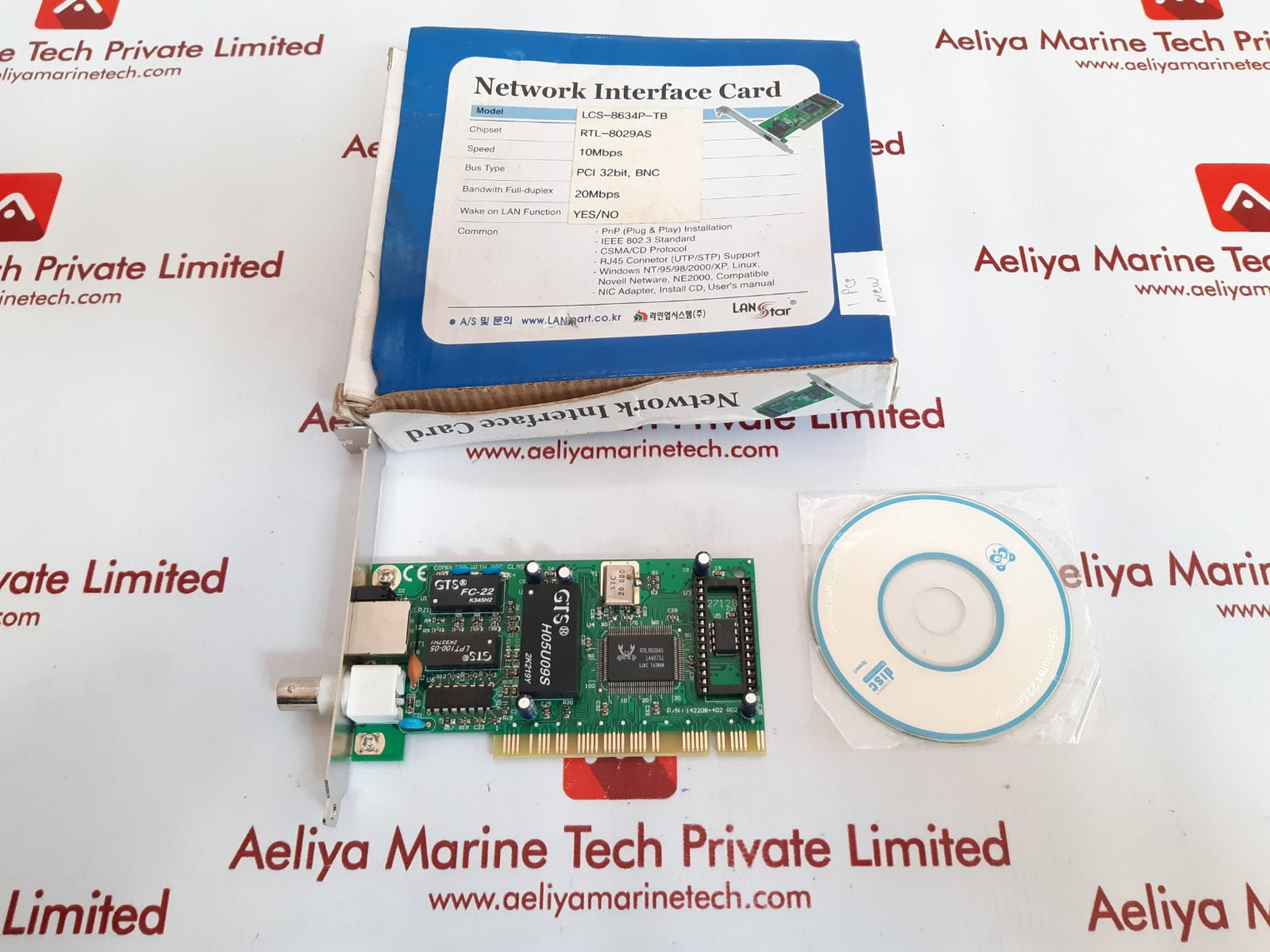 Lanstar lcs-8634p-tb network interface card  rtl-8029as