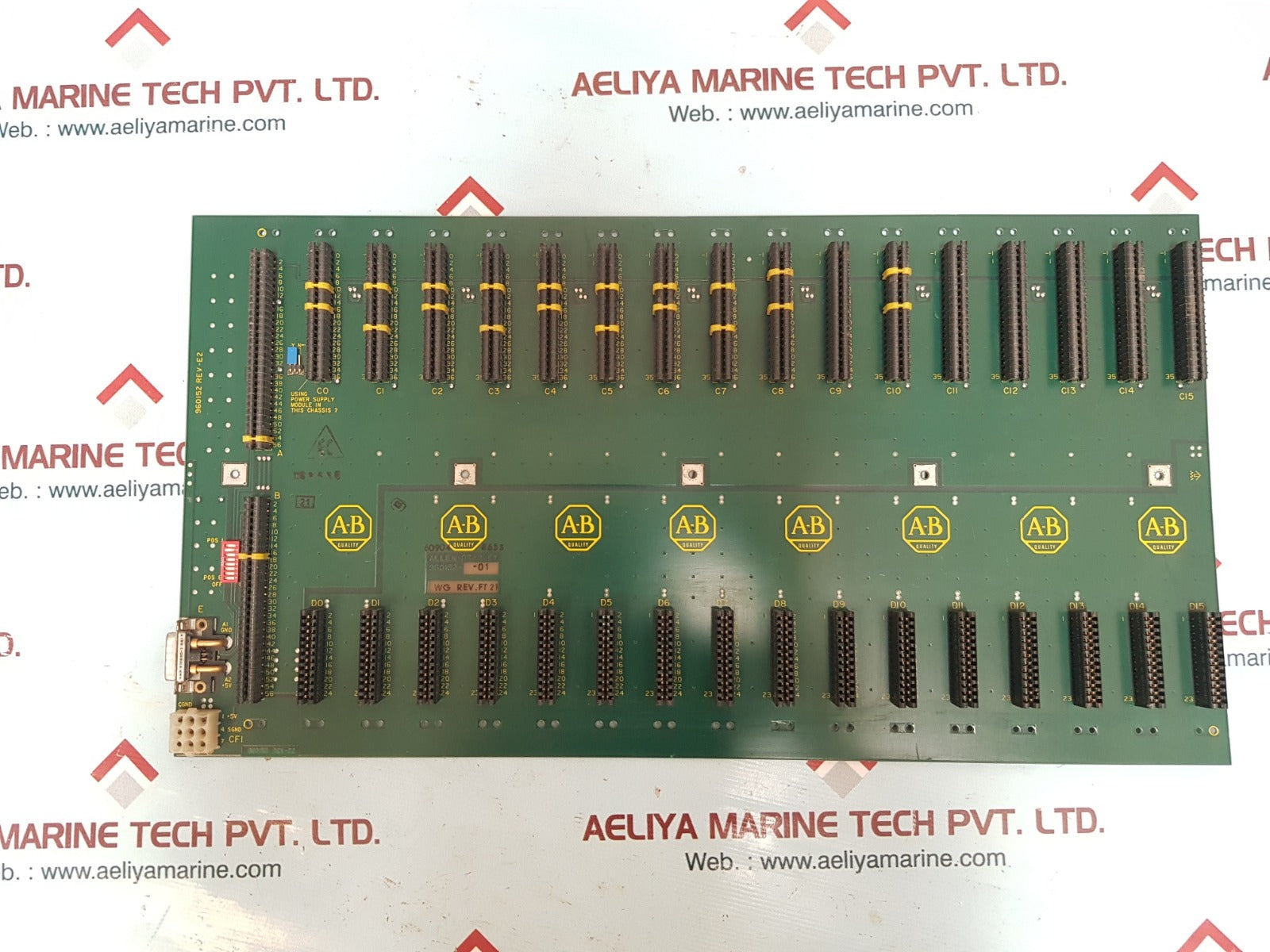Allen bradley 960152-01 pc board slot rack
