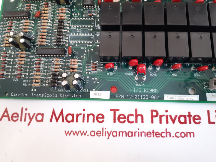 Carrier transicold controls division 12-01123-00 i/o board
