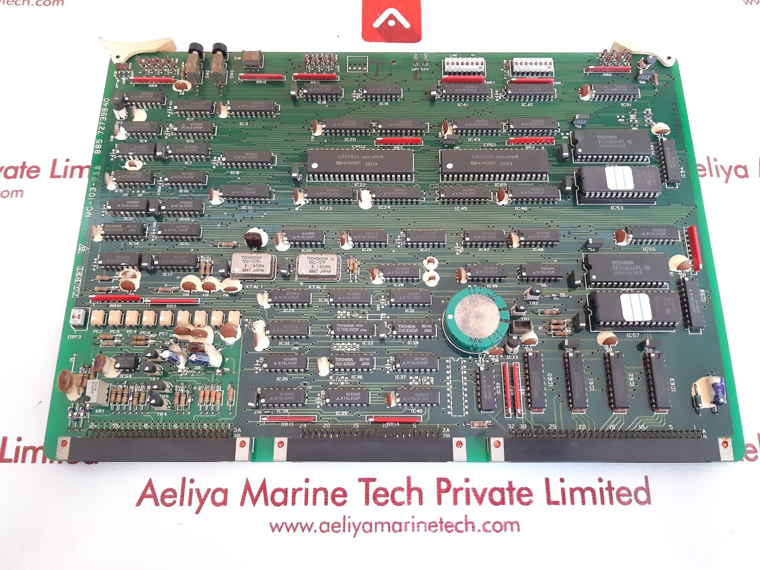 Nabco mc-103-01a 885 72739840 bridge maneuvering system card