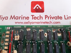 Nabco mc-103-01a 885 72739840 bridge maneuvering system card