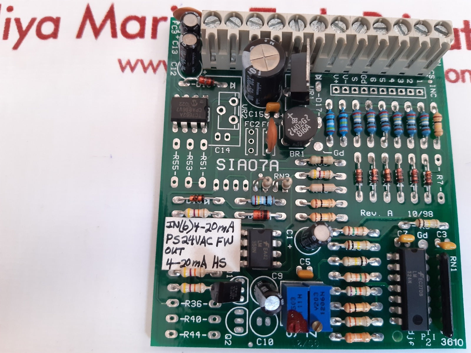 Atkinson sia07a function analog signal interface