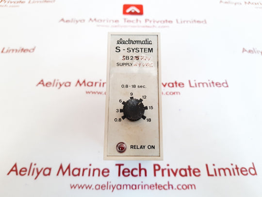 Electromatic s-system sb205724 relay 