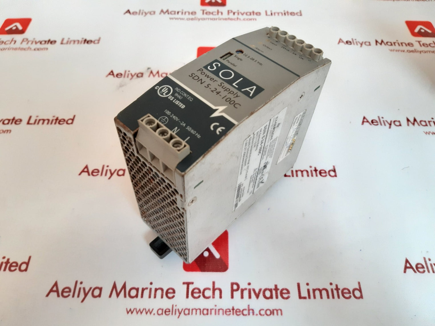 Sola sdn 5-24-100c power supply 100-240v~2a