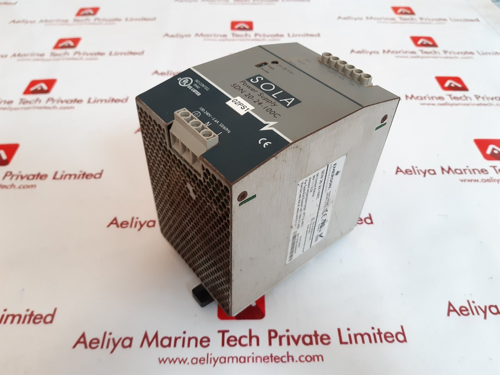 Sola sdn 20-24-100c power supply 100 - 240v ~ 5.6a